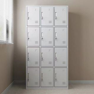 12 Door Steel Storage Locker Cabinet 