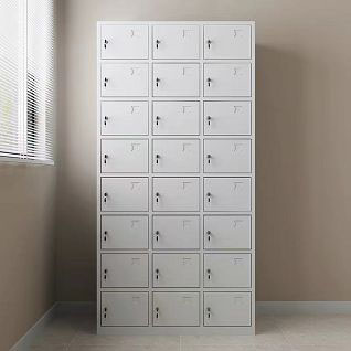 24 Door Steel Storage Locker Cabinet 