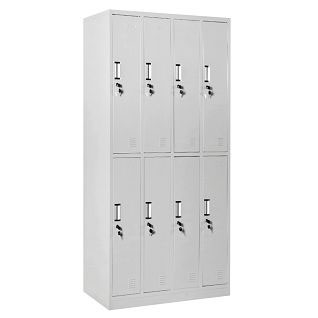 8 Door Steel Locker Cabinet 