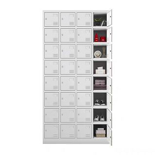 32 Door Steel Storage Locker Cabinet 
