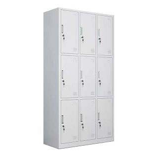 9 Door Steel Locker Cabinet 